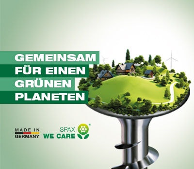 Gemeinsam für einen grünen Planeten - SPAX we care