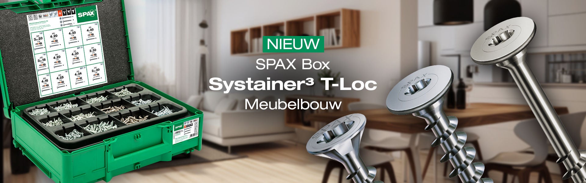 SPAX systainer³ meubelbouw