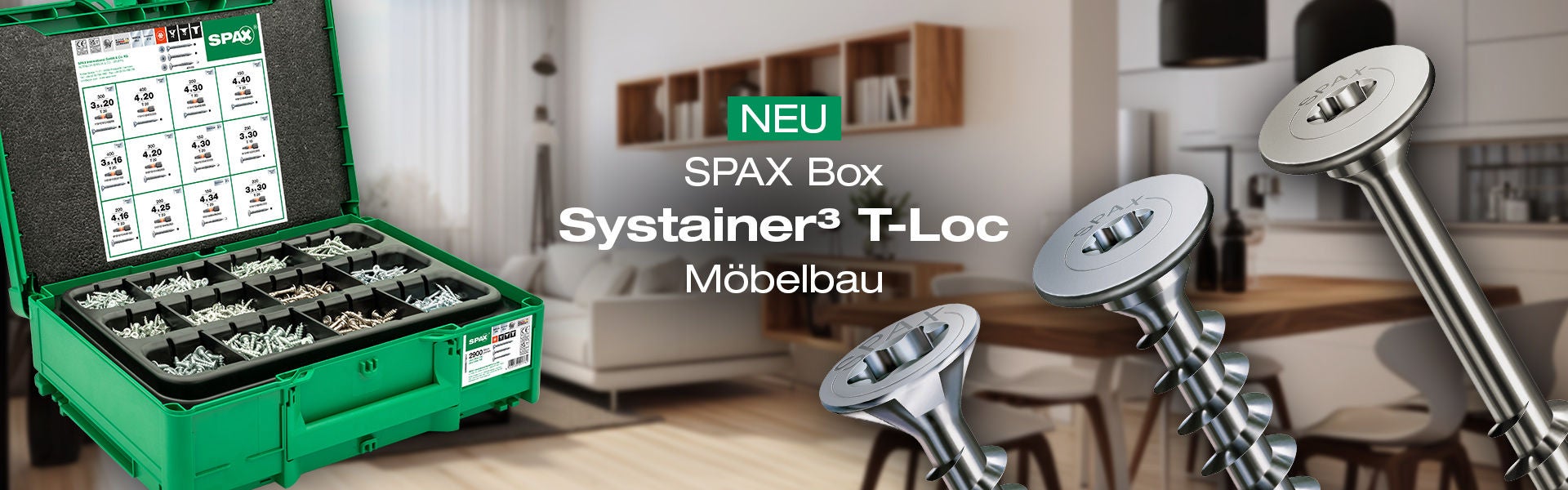 SPAX - systainer³ Möbelbau