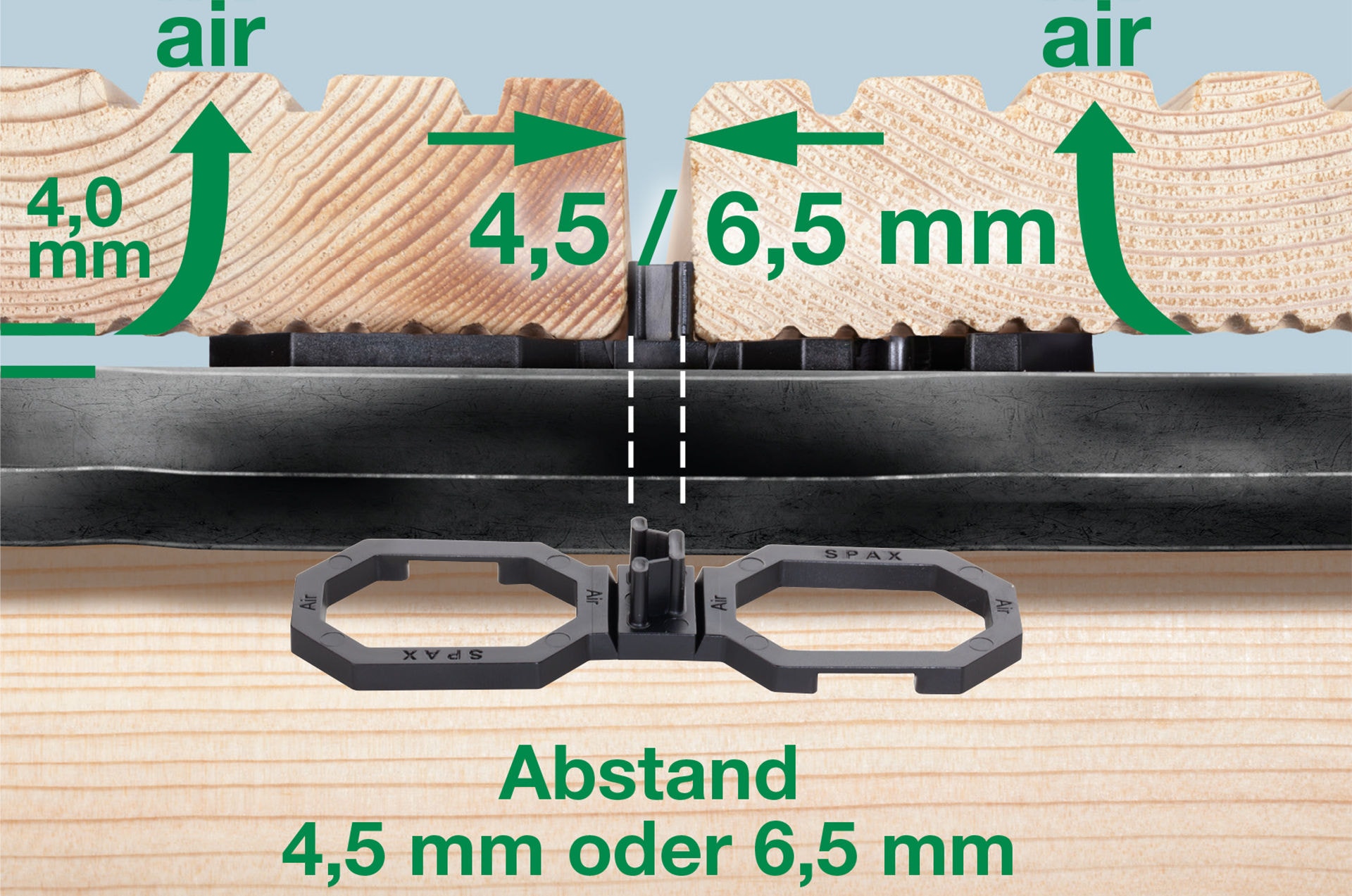 Spax Pads Distance